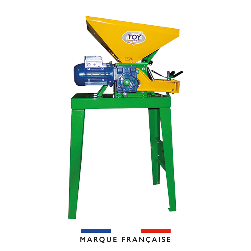 Aplatisseur AP85 de la marque René Toy jaune et vert