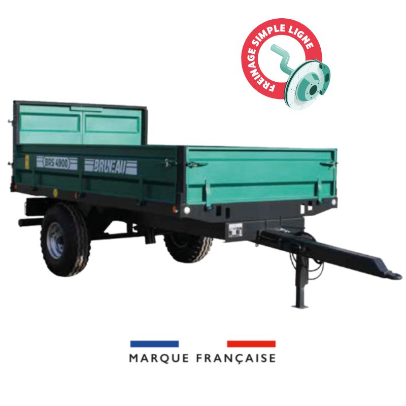 Benne à ridelles BRS 4900 - Bruneau