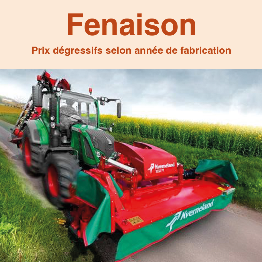 Matériels agricoles pour la fenaison