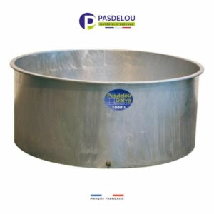 Bac à eau circulaire galvanisé - Pasdelou