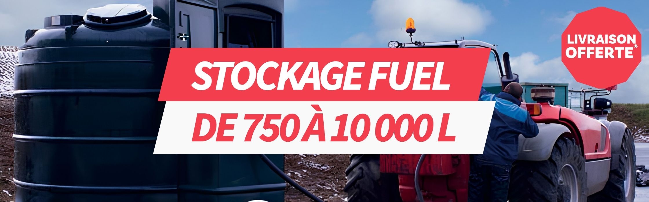 Opération cuve de stockage de carburant